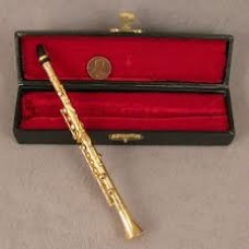 Mini Clarinet Brass 16cm w/Case